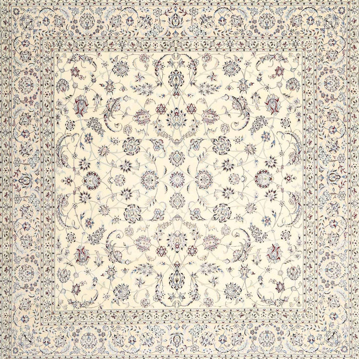 Machine Washable Traditional Blanched Almond Beige Rug, wshtr4580