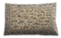Traditional Classic Rectangular Dark Almond Brown Lumbar Throw Pillow, 13 inch by 19 inch, lbtr4583