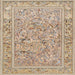 Square Traditional Brown Animal Rug, tr4585