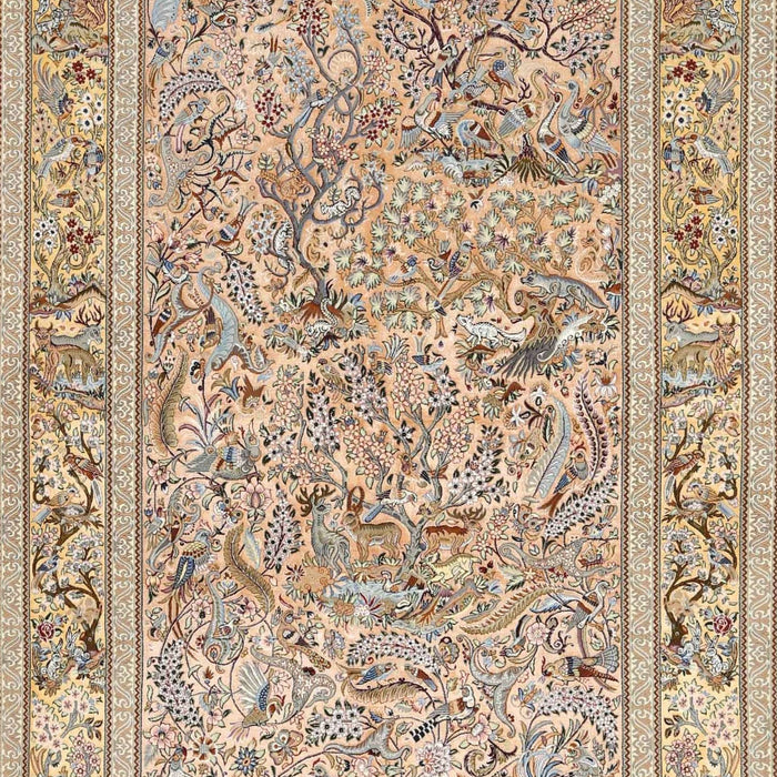 Traditional Brown Animal Rug, tr4585