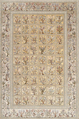 Machine Washable Traditional Dark Almond Brown Rug, wshtr4586