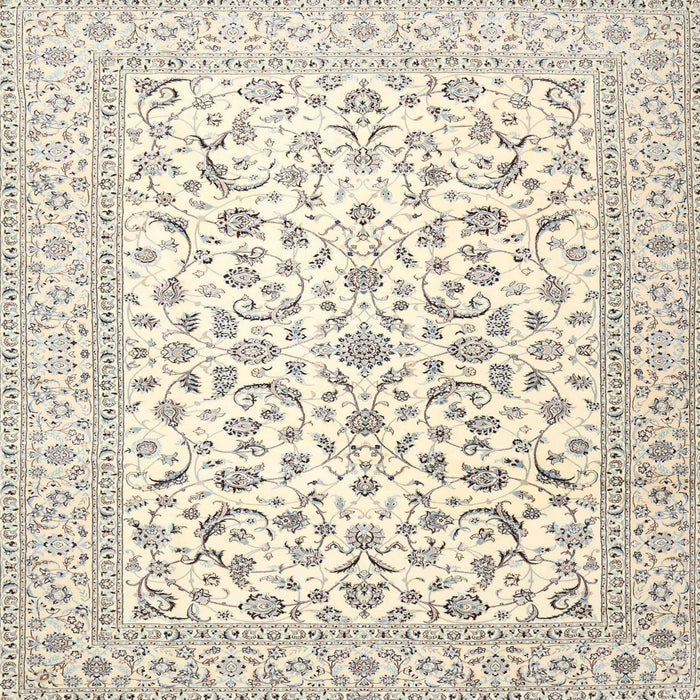 Square Traditional Rosy Brown Pink Persian Rug, tr4589