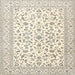 Square Traditional Rosy Brown Pink Persian Rug, tr4589