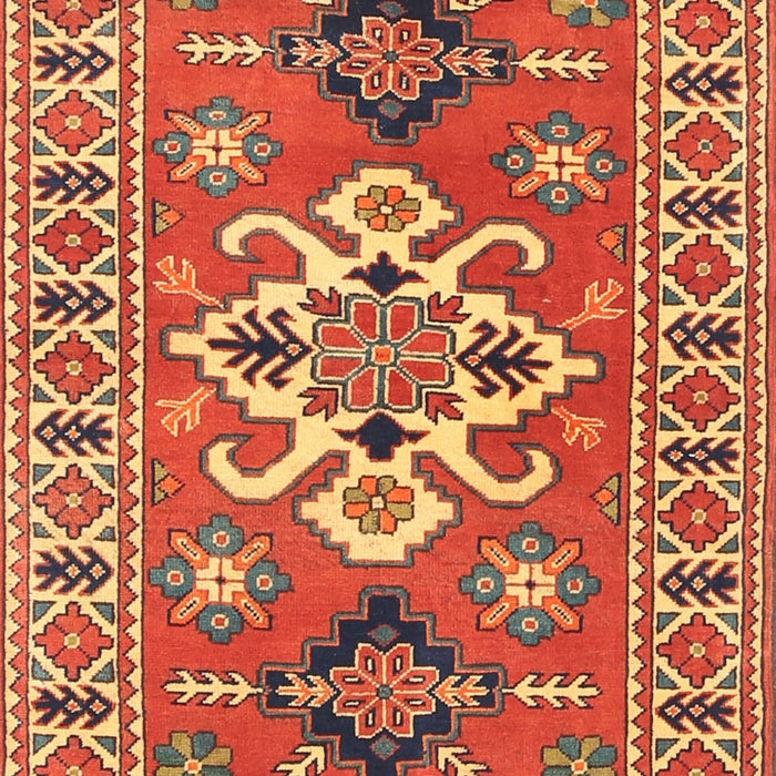Traditional Gold Geometric Rug, tr458