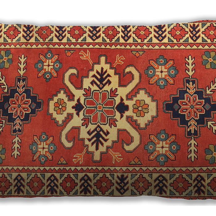 Traditional Classic Rectangular Golden Gold Lumbar Throw Pillow, 13 inch by 19 inch, lbtr458