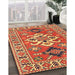 Machine Washable Traditional Gold Rug in a Family Room, wshtr458
