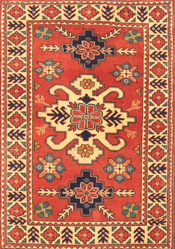 Machine Washable Traditional Gold Rug, wshtr458