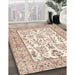 Machine Washable Traditional Orange Salmon Pink Rug in a Family Room, wshtr4595