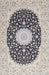 Traditional Carbon Gray Medallion Rug, tr4597