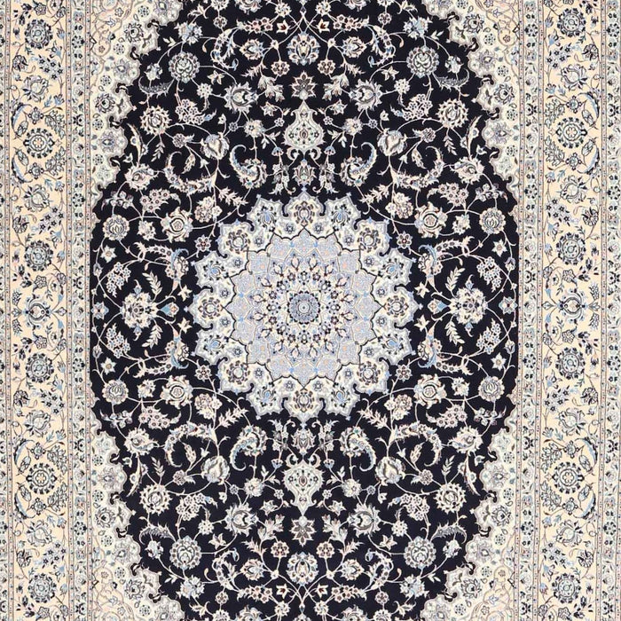 Traditional Carbon Gray Medallion Rug, tr4597