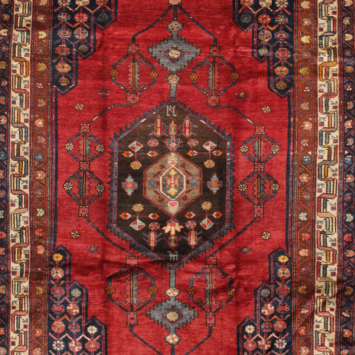 Traditional Sienna Brown Persian Rug, tr45