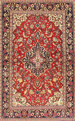 Machine Washable Traditional Sand Brown Rug, wshtr4603