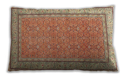 Traditional Classic Rectangular Red Lumbar Throw Pillow, 13 inch by 19 inch, lbtr4604