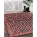 Machine Washable Traditional Saffron Red Rug in a Family Room, wshtr4605