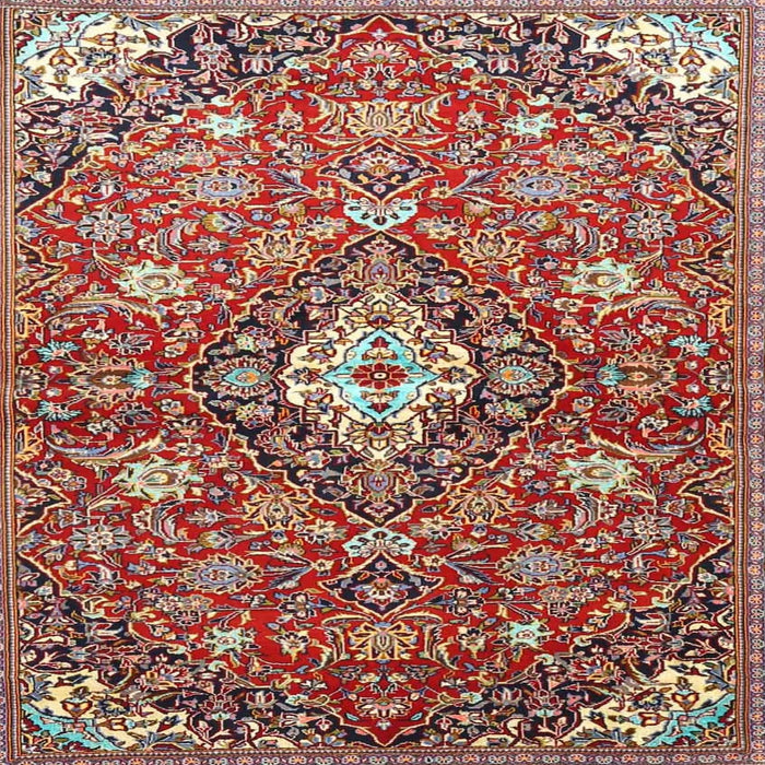 Square Traditional Red Persian Rug, tr4606