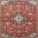 Square Traditional Red Persian Rug, tr4606