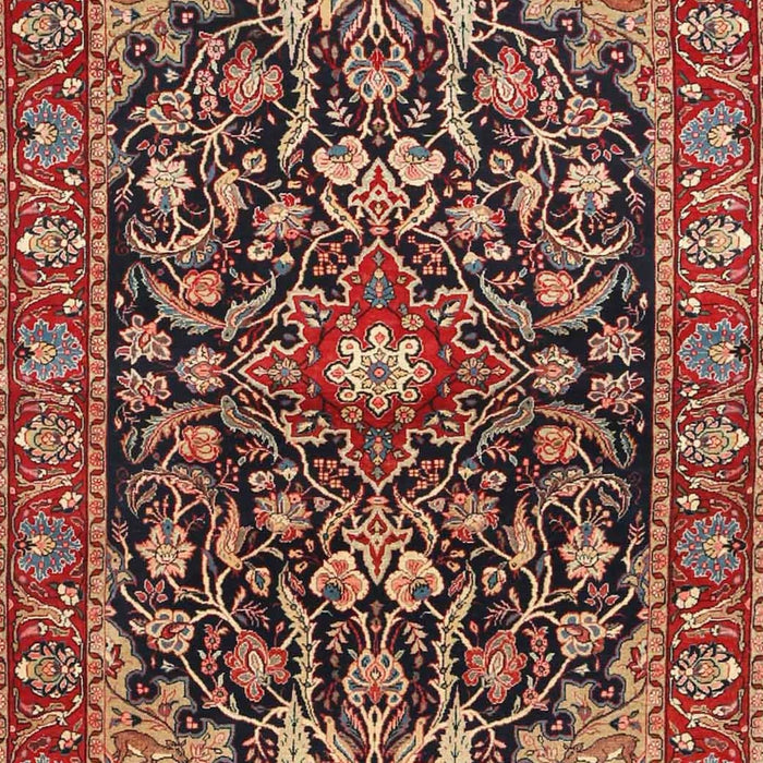 Traditional Saffron Red Persian Rug, tr4609