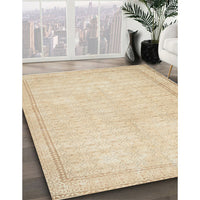 Traditional Khaki Gold Persian Rug, tr460