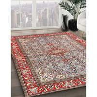 Traditional Tan Brown Persian Rug, tr4610