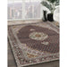 Machine Washable Traditional Light French Beige Brown Rug in a Family Room, wshtr4611