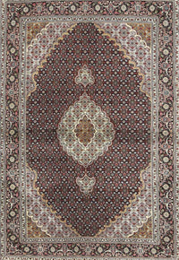 Machine Washable Traditional Light French Beige Brown Rug, wshtr4611