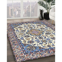 Traditional Gray Medallion Rug, tr4612