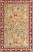 Traditional Chestnut Red Animal Rug, tr4613