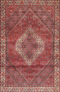 Machine Washable Traditional Light Copper Gold Rug, wshtr4614