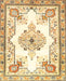 Traditional Yellow Medallion Rug, tr4615