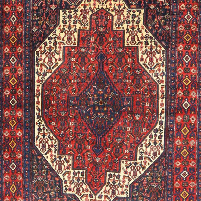 Machine Washable Traditional Dark Almond Brown Rug, wshtr4616