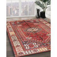 Traditional Light Copper Gold Persian Rug, tr4619