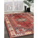 Traditional Light Copper Gold Persian Rug in Family Room, tr4619