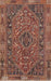 Traditional Saffron Red Persian Rug, tr4620