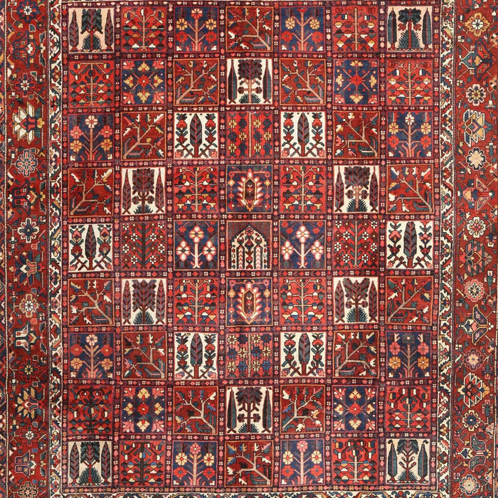 Machine Washable Traditional Orange Salmon Pink Rug, wshtr4621