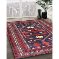 Traditional Mauve Taupe Purple Persian Rug, tr4622