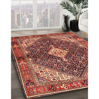 Traditional Sunrise Orange Persian Rug, tr4623