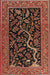 Traditional Rust Pink Persian Rug, tr4624