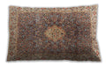 Traditional Classic Rectangular Brown Lumbar Throw Pillow, 13 inch by 19 inch, lbtr4625