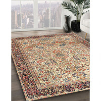 Traditional Sienna Brown Persian Rug, tr4626