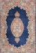 Traditional Tan Brown Medallion Rug, tr4627