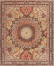 Machine Washable Traditional Sandy Brown Rug, wshtr4629