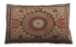 Traditional Classic Rectangular Sandy Brown Lumbar Throw Pillow, 13 inch by 19 inch, lbtr4629