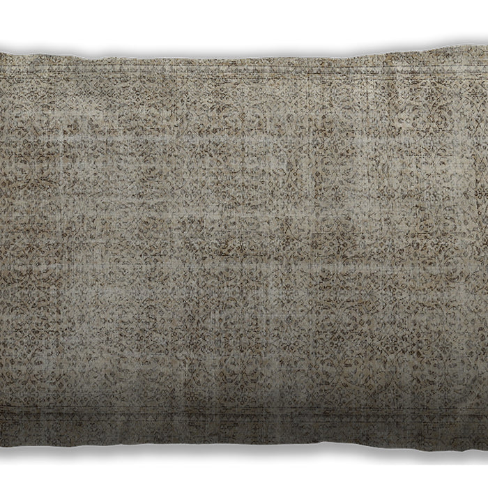 Traditional Classic Rectangular Khaki Green Lumbar Throw Pillow, 13 inch by 19 inch, lbtr462