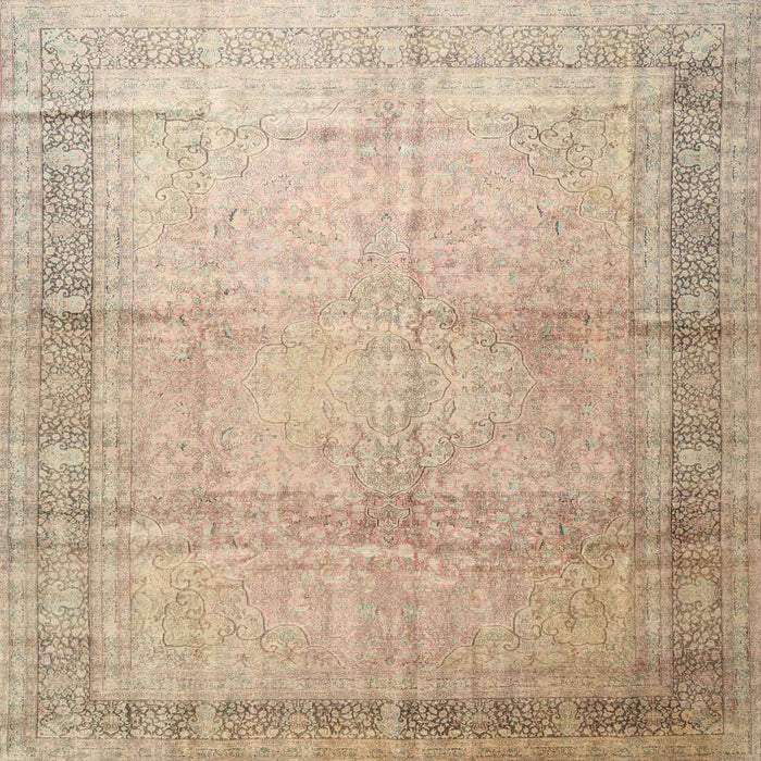 Square Traditional Brown Persian Rug, tr4630