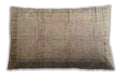 Traditional Classic Rectangular Brown Lumbar Throw Pillow, 13 inch by 19 inch, lbtr4630