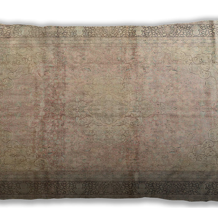 Traditional Classic Rectangular Brown Lumbar Throw Pillow, 13 inch by 19 inch, lbtr4630