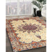 Machine Washable Traditional Sienna Brown Rug in a Family Room, wshtr4631