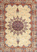 Traditional Sienna Brown Medallion Rug, tr4631