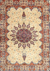 Machine Washable Traditional Sienna Brown Rug, wshtr4631