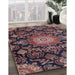 Machine Washable Traditional Purple Lily Purple Rug in a Family Room, wshtr4633